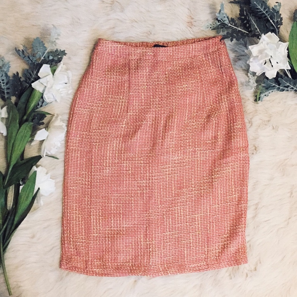 Woven Pink Skirt
